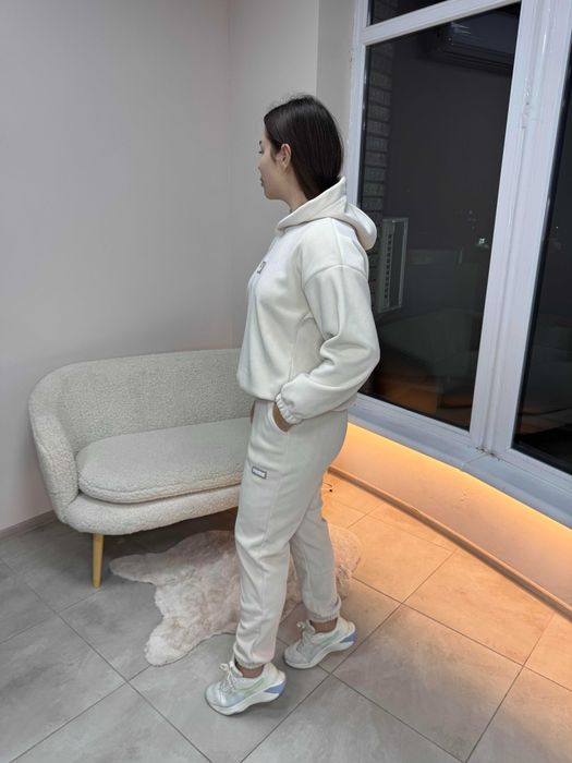 ТЕПЛО! Женский костюм утеплённый с кулиской S-XXL зимний капюшон