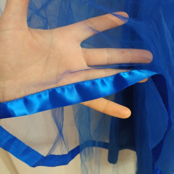 Нарядное платье, выпускное, бальное,синее,9-10