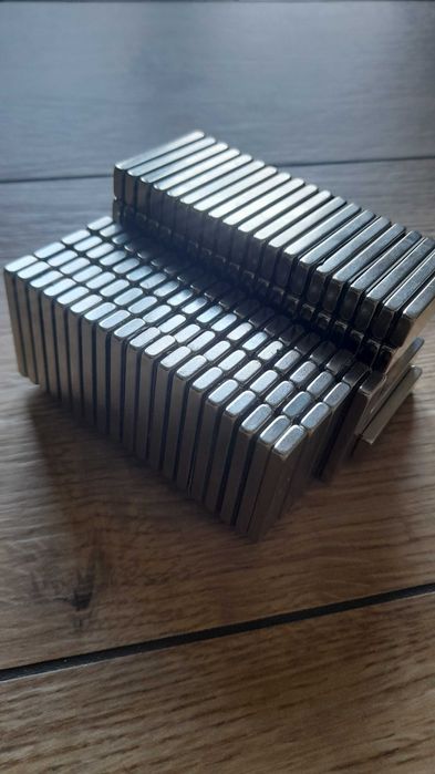 Magnesy neodymowe 40×10×4, 100szt