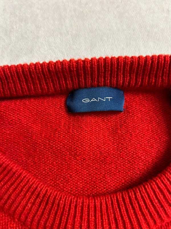 Czerwony sweter Gant XL