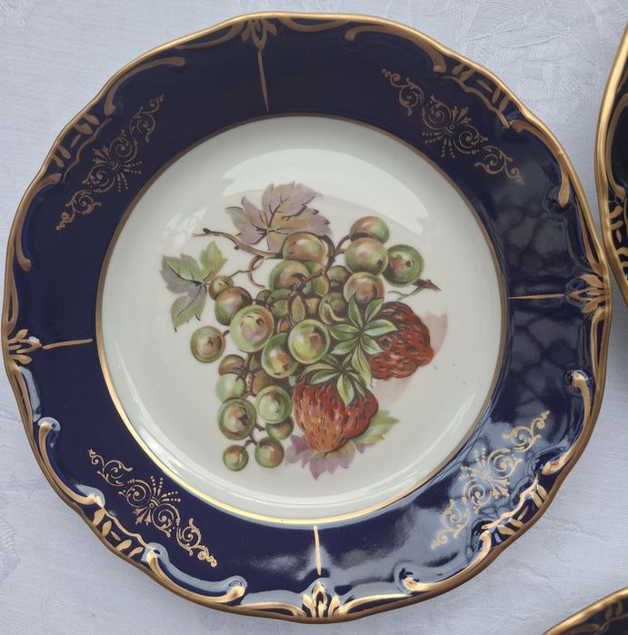 Тарілки Weimar кобальт