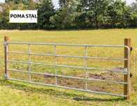 Brama pastwiskowa regulowana 3 - 4m / 1.1m wys. + zawiasy i zamknięcie
