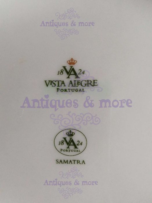 Caixa retangular de porcelana, Coleção Samatra, Vista Alegre.