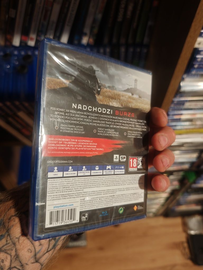 Ghost of tsushima nowa folia Ps4 PlayStation 4 5 Polska Wersja