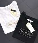 Жіноча базова футболка Mango zara манго зара Оригінал 100% бавовна топ