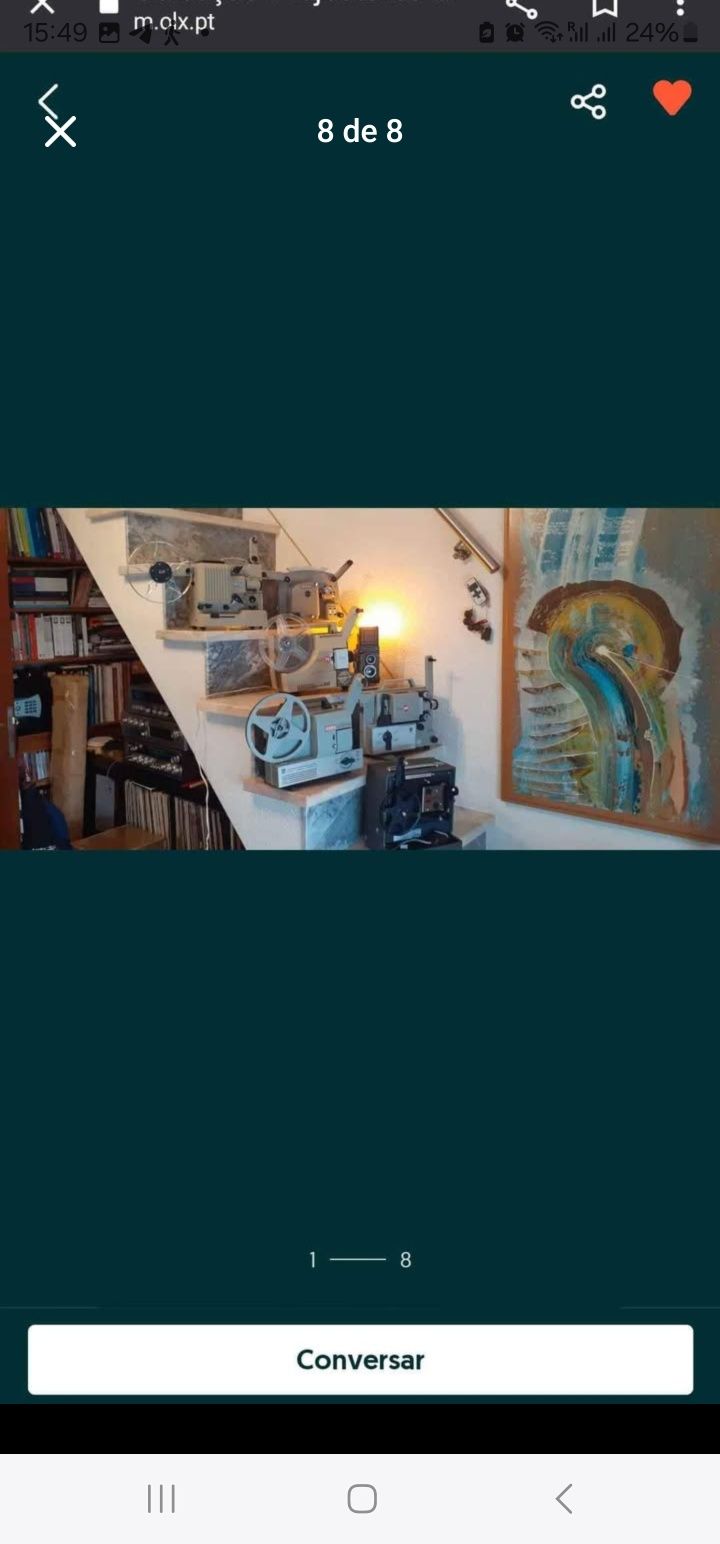 Lote maquinas projectar vintage