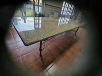 Mesa Granito 320x140 Cadeiras e Banco