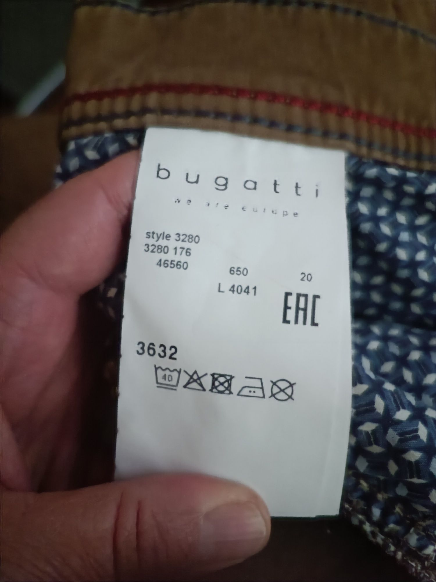 Spodnie męskie Bugatti