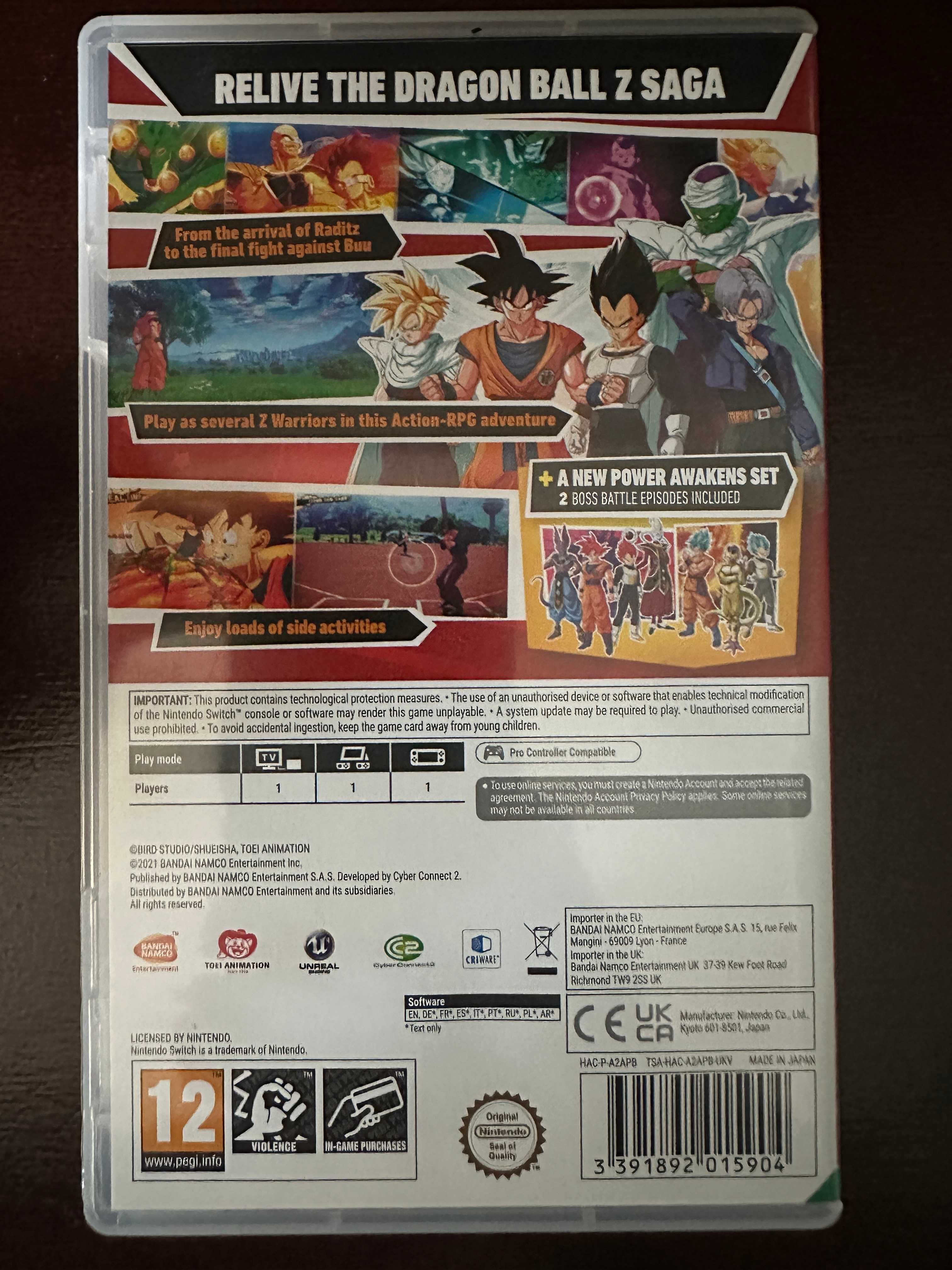 Dragon Ball Z: Kakarot + A New Power Awakens Set Nintendo Switch