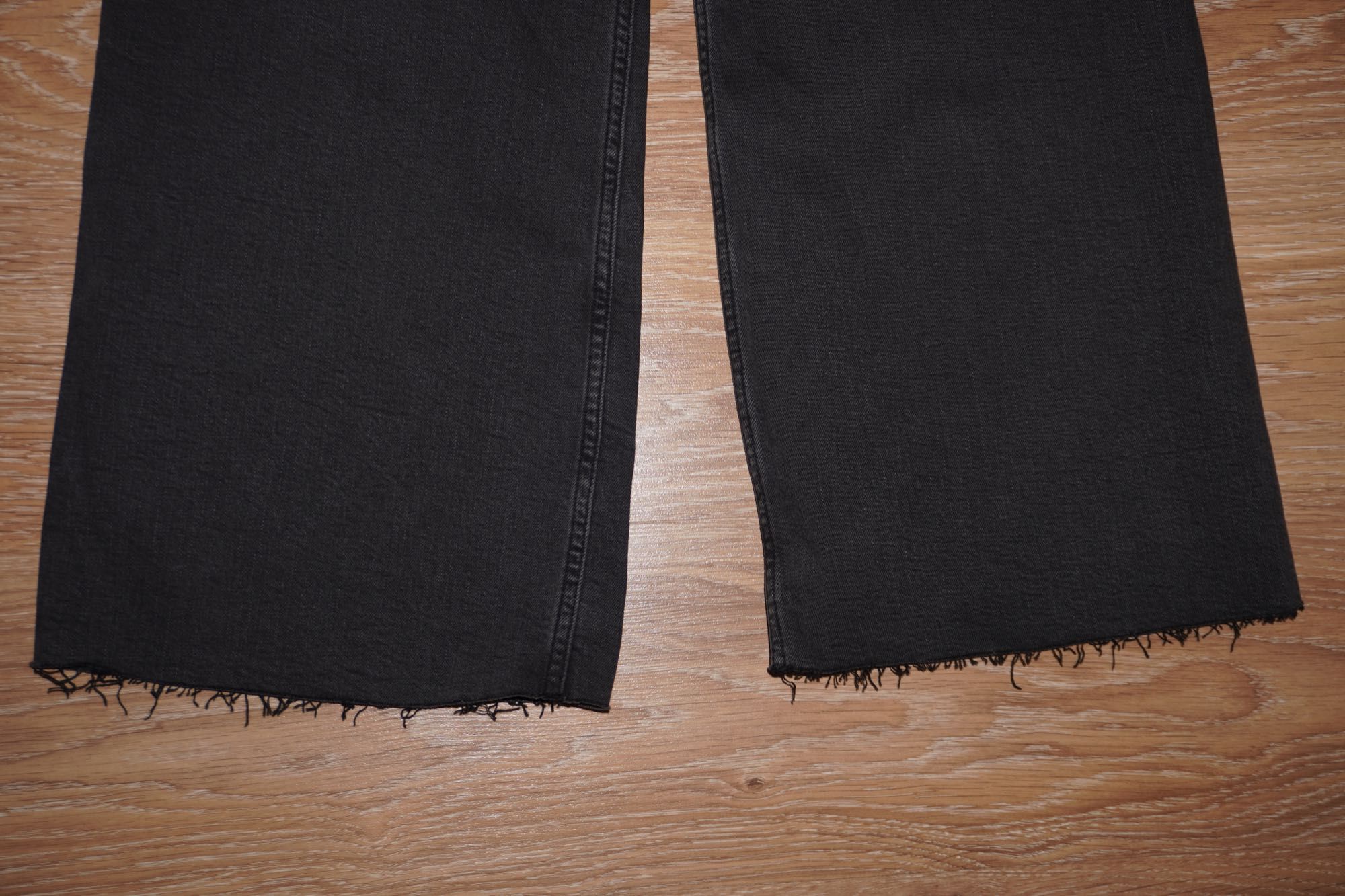 Графитовые джинсы клеш zara