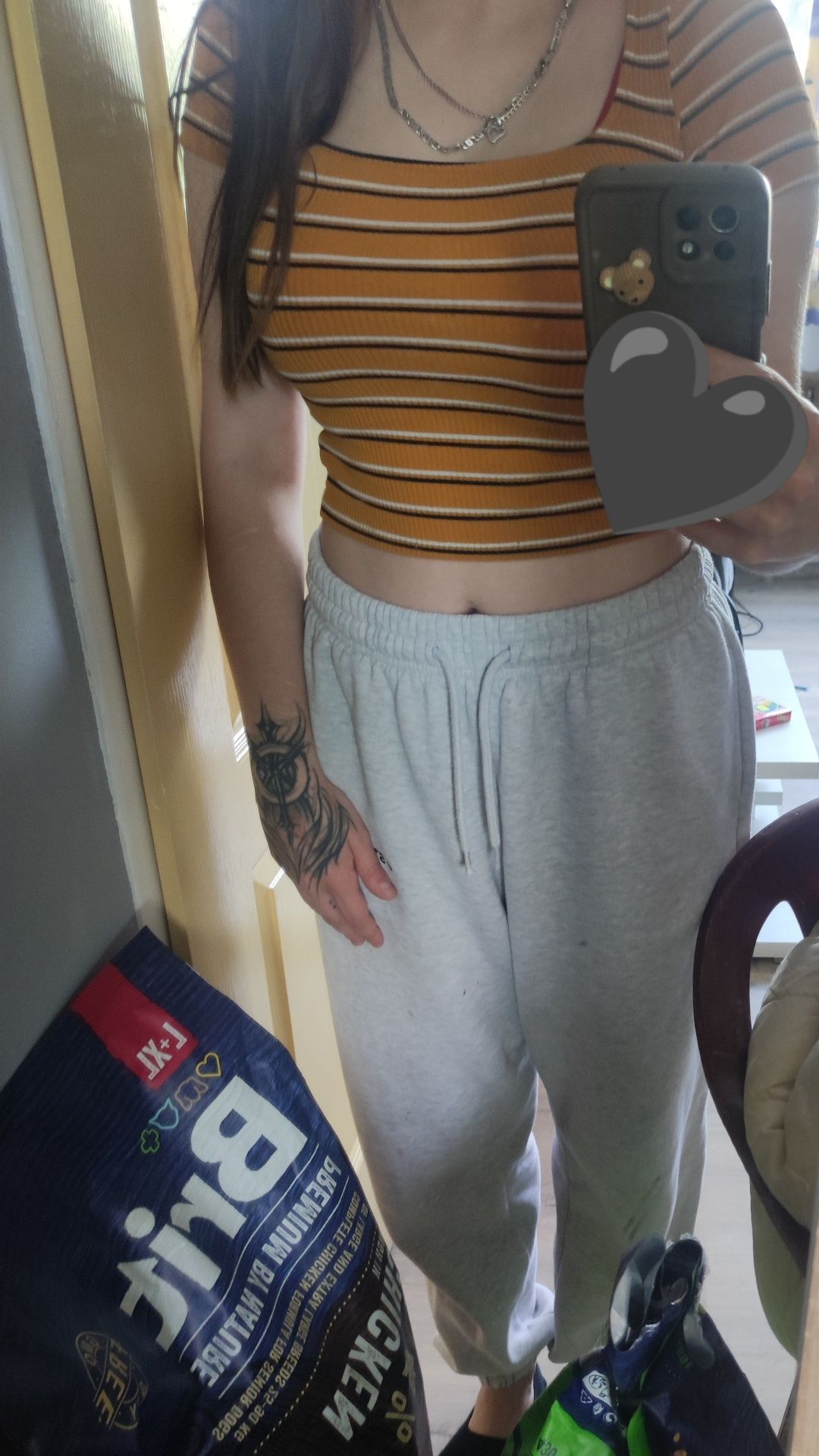 Crop top H&M w paski