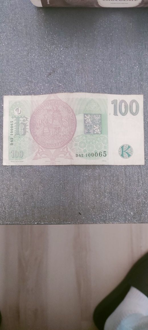 KORONY CZESKIE banknot 100 KORON CZESKICH   1997 rok