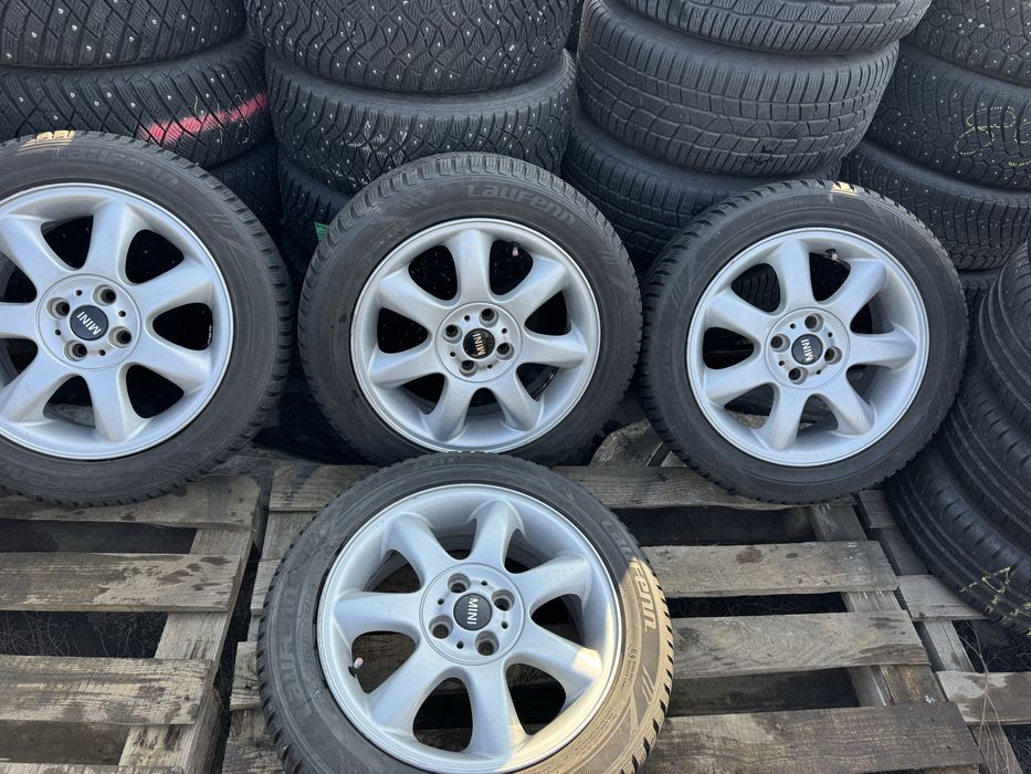 Комплект  литых дисков r16 4/100 с резиной 195/55/16