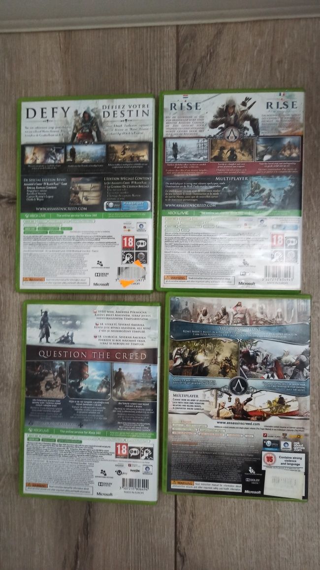Sprzedam używane gry na xbox360