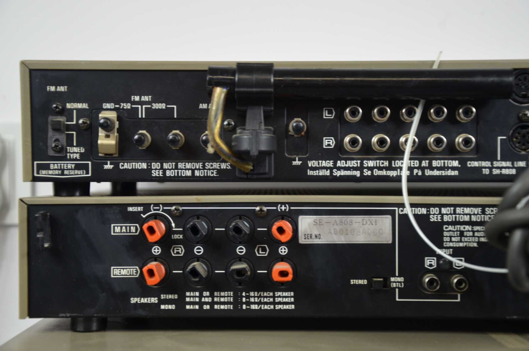 WIEŻA TECHNICS SE-A808 ST-K808 3 segmenty SILVER Okazja