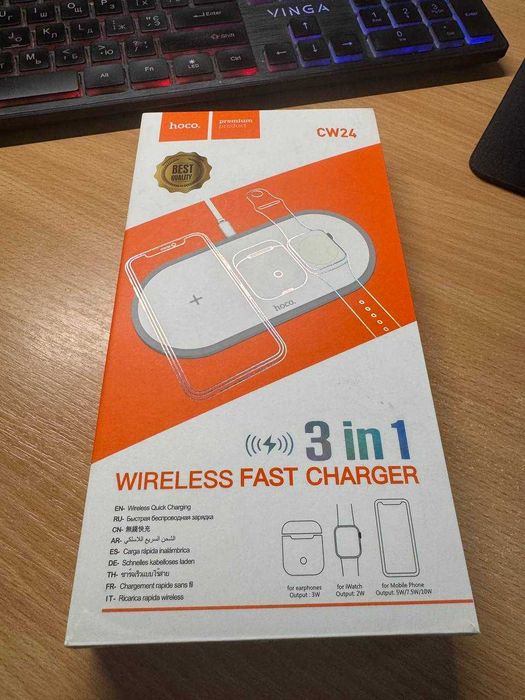 Беспроводная зарядка HOCO CW24
