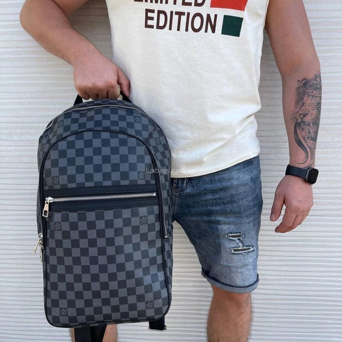 Мужской крутой рюкзак Louis Vuitton Michael