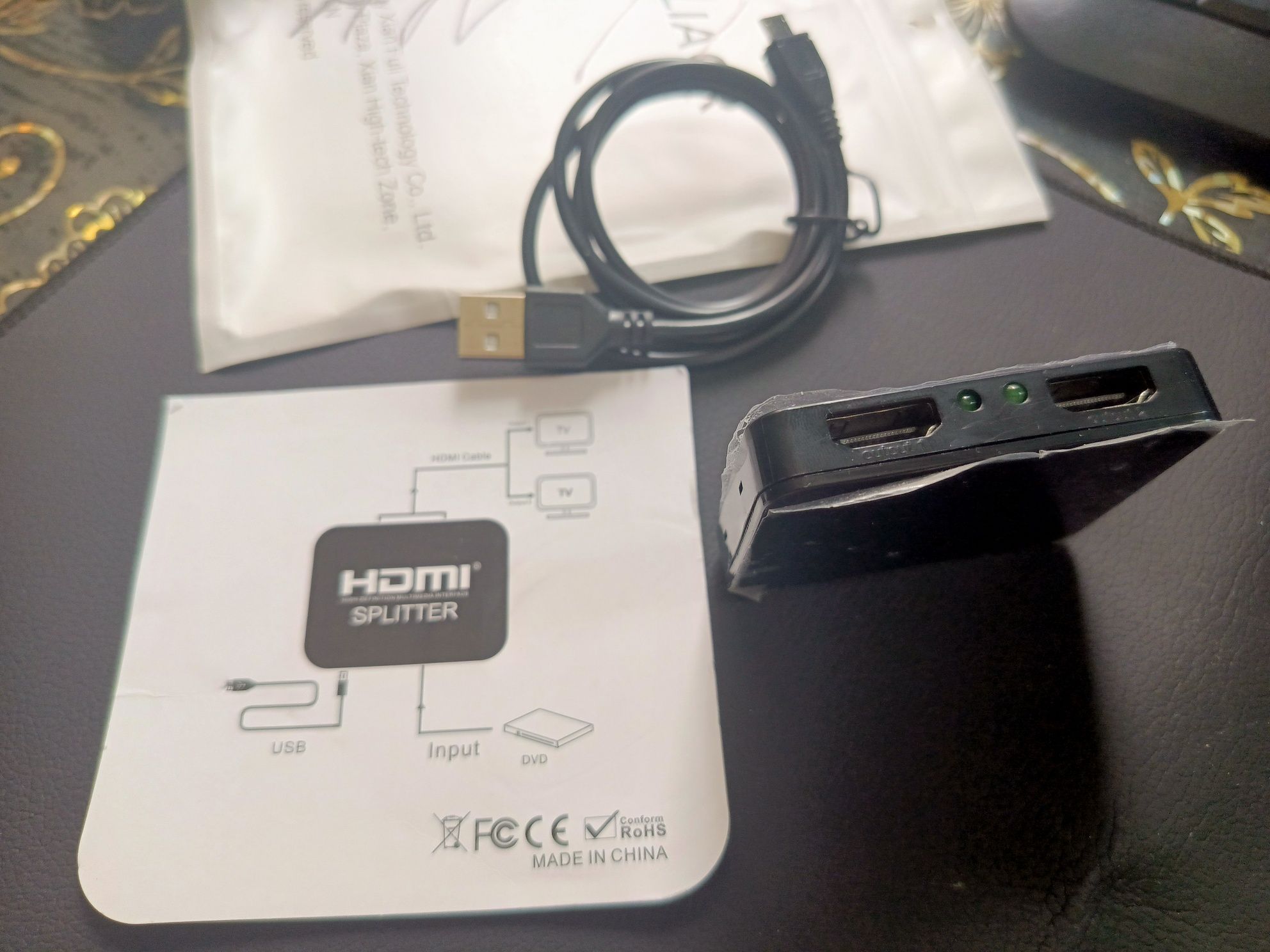 HDMI розгалужувач двонаправлений Bi-Direction Switch на 2 порти