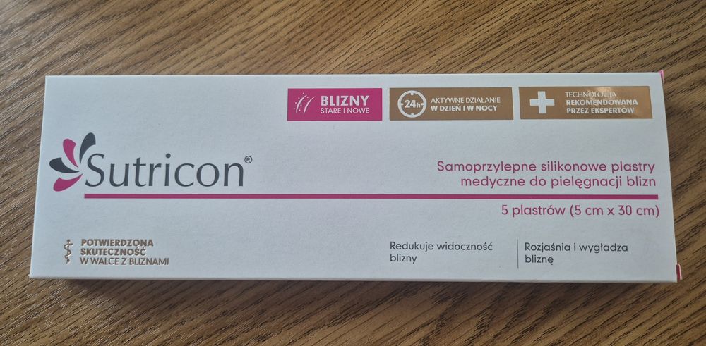 Plastry silikonowe Sutricon 5cmx30cm