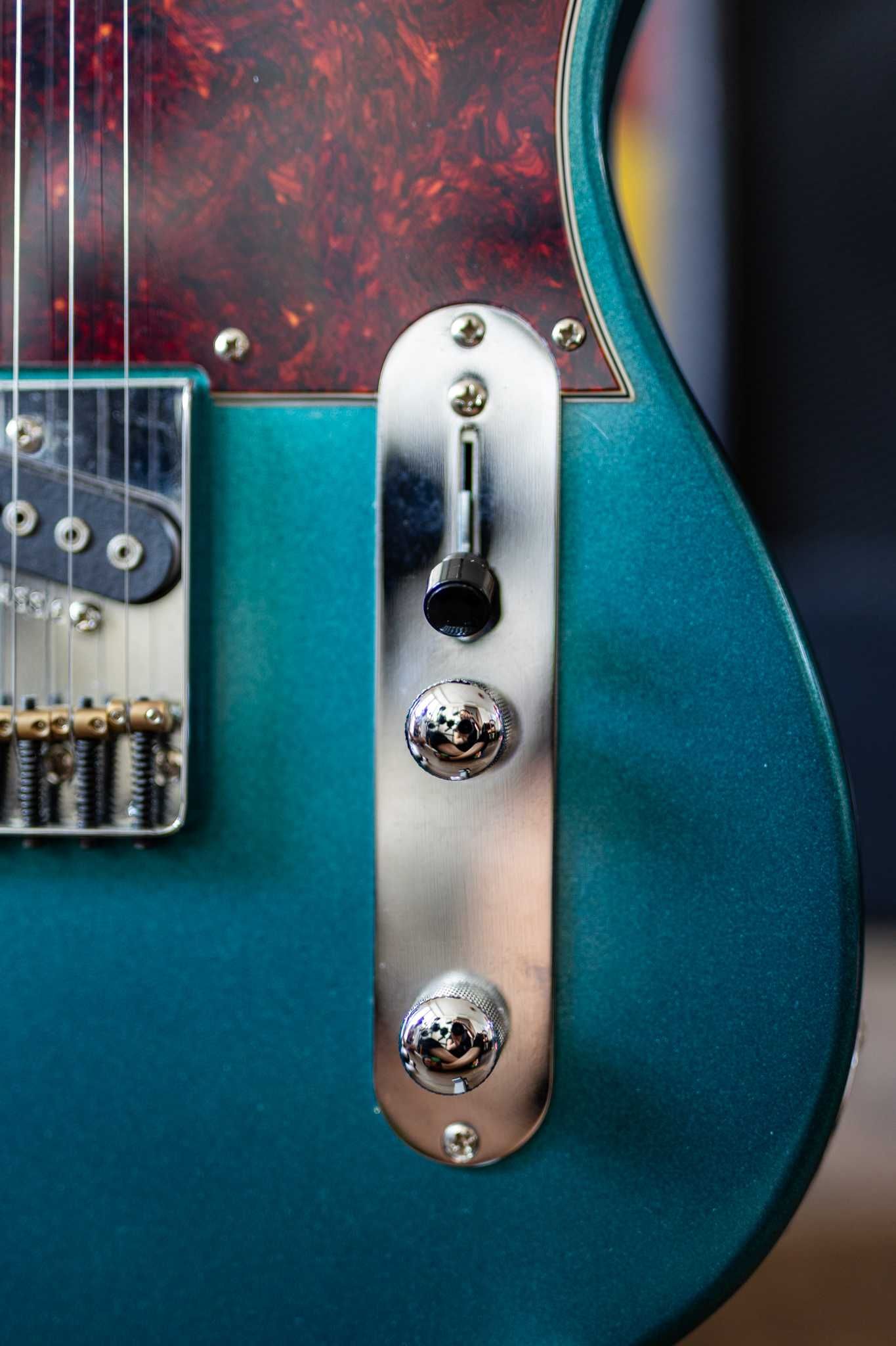 Gitara Elektryczna G&L Tribute ASAT Classic Emerald Blue Telecaster