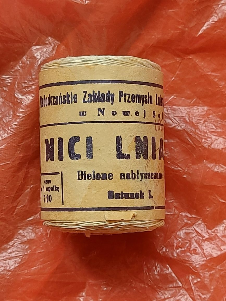 Stare nici lniane NOWE z czasów PRL 1969rok