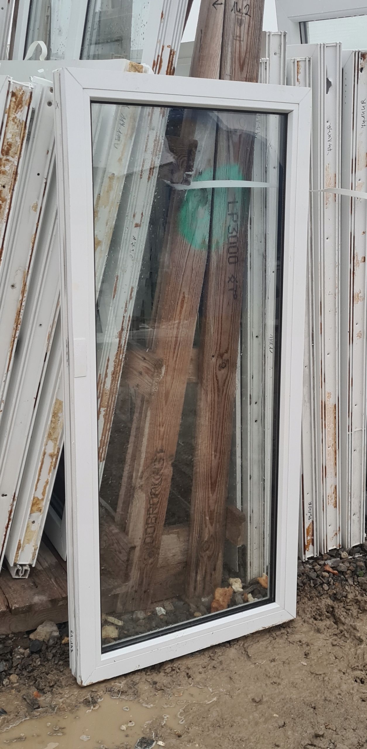 OKNA KacprzaK Witryna 61x132 FIX Używany PCV Lider Okna OLX