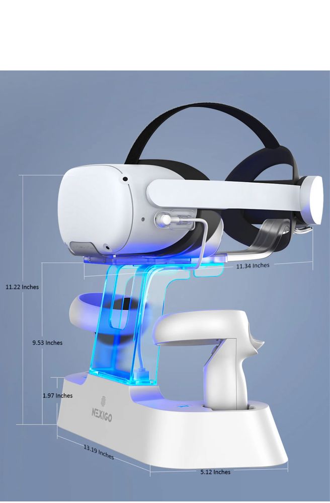 Ulepszona stacja ładująca NexiGo  Oculus Quest 2 pro