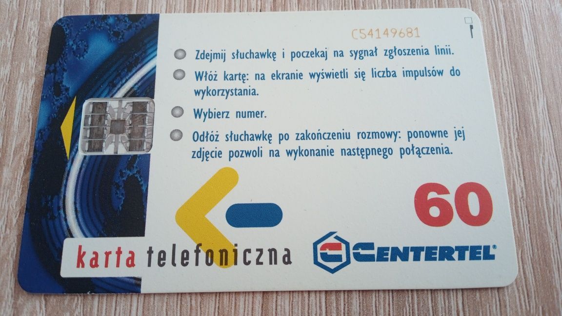 Karta telefoniczna 5C Centertel