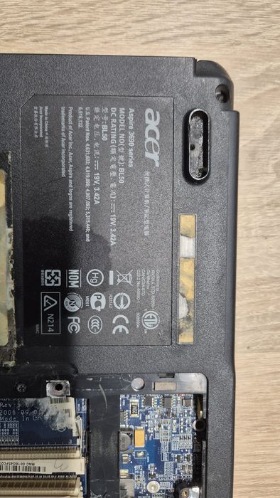 Acer aspire Laptop złom na części