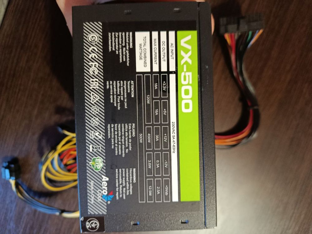 Блок питания Aerocool VX 500