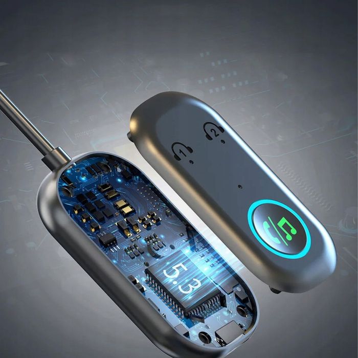 4W1 Odbiornik Nadajnik Bluetooth 5.3 Audio AUX Z Mini Jack 3,5mm