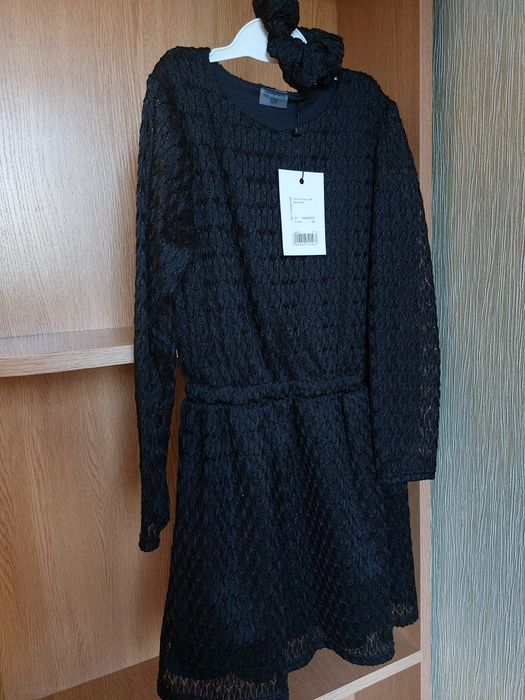 Сукня чорна для дівчинки, 128 розмір