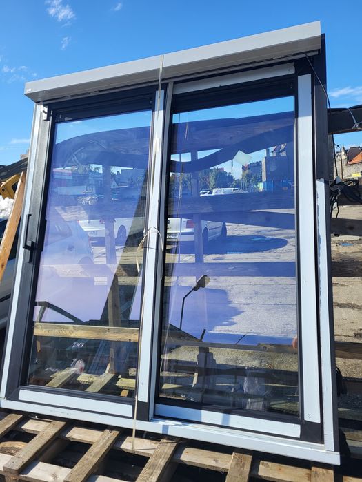 Okno HST PVC  220 Antracyt