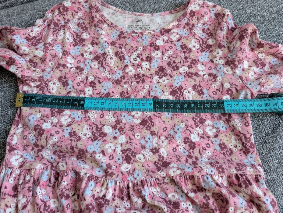 3 sukienki H&M r. 134-140