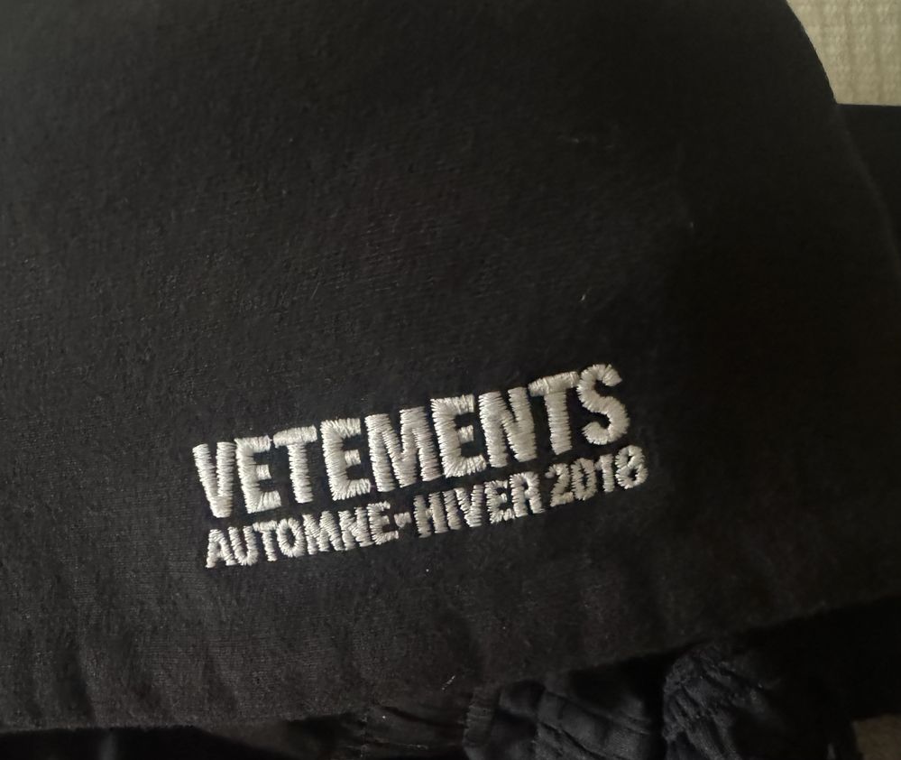 Vetements Titanic Zip original оригинал