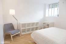 146782 - Quarto com cama de casal, com casa de...