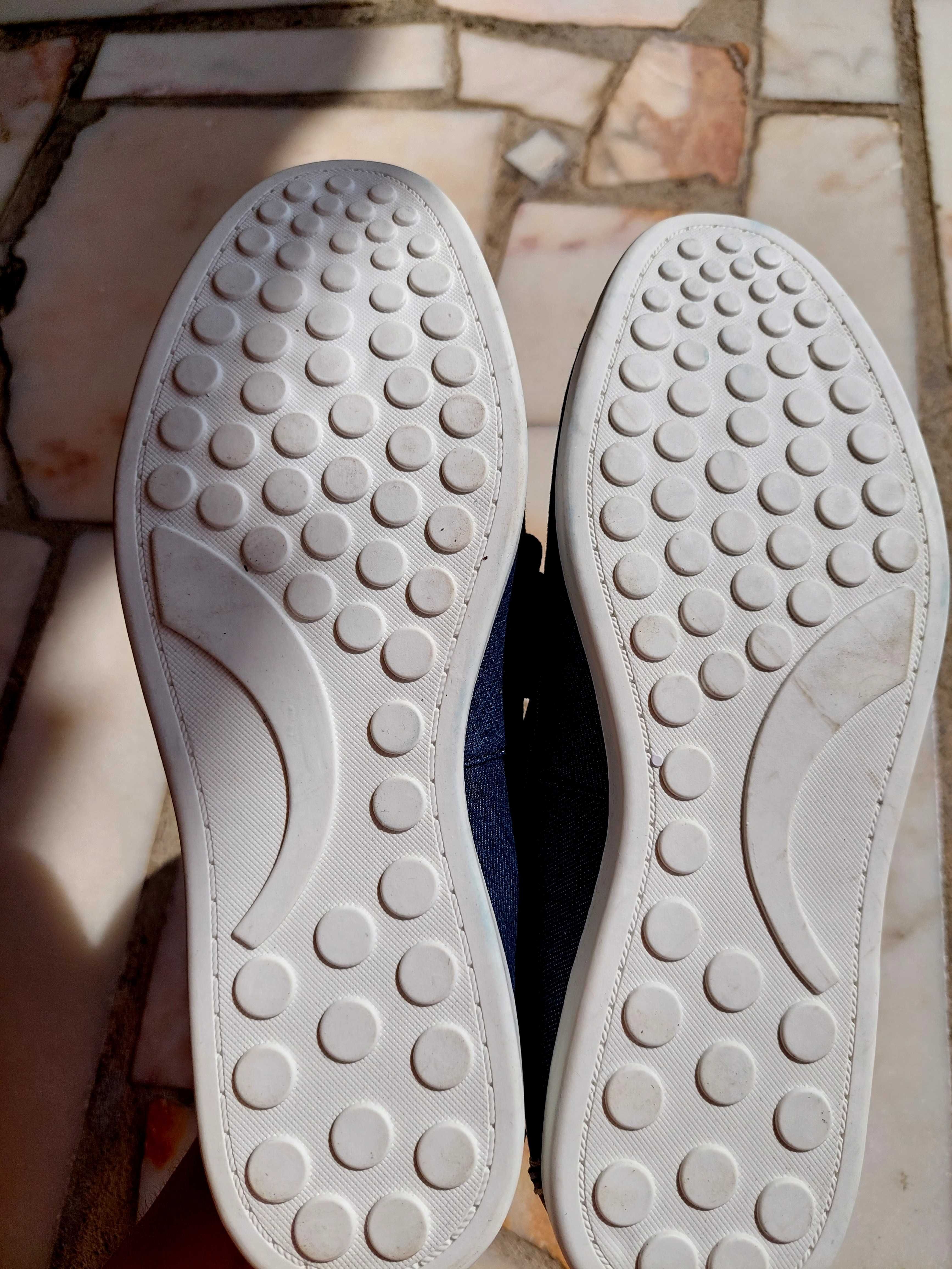 Mocassins de Homem em ganga