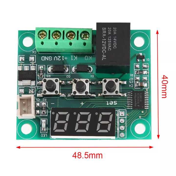 Терморегулятор W1209, контролер холода и тепла 12v.