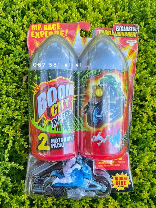 Мотоциклисты BOOM CITY, пусковой механизм , два мотоцикла
