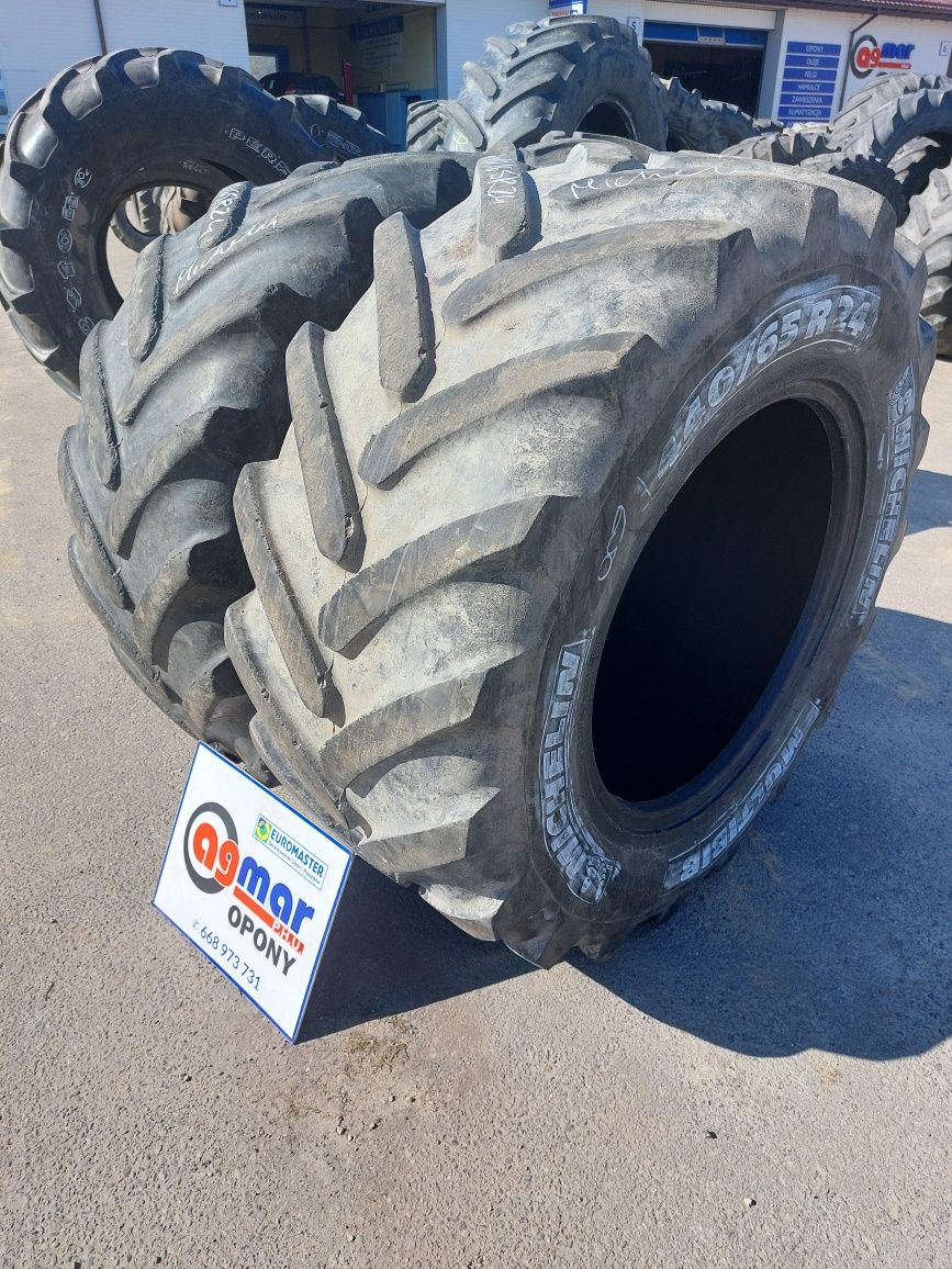 440/65R24 Michelin opony używane rolnicze para