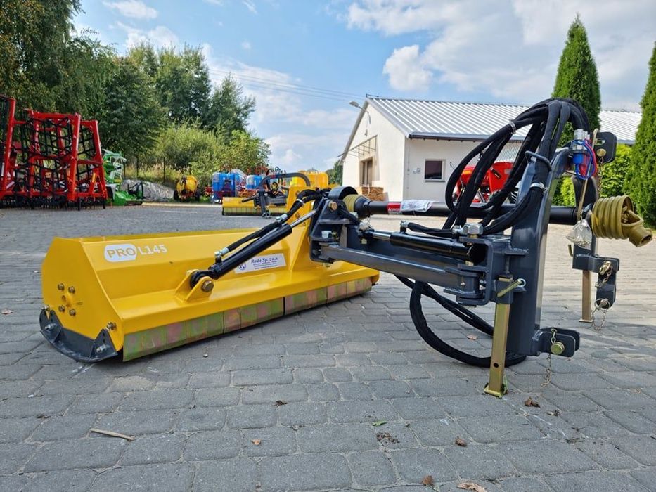 KOSIARKA bijakowa PRO L 145 MULCZER ROZDRABNIACZ + WAŁEK GRATIS na wysięgniku