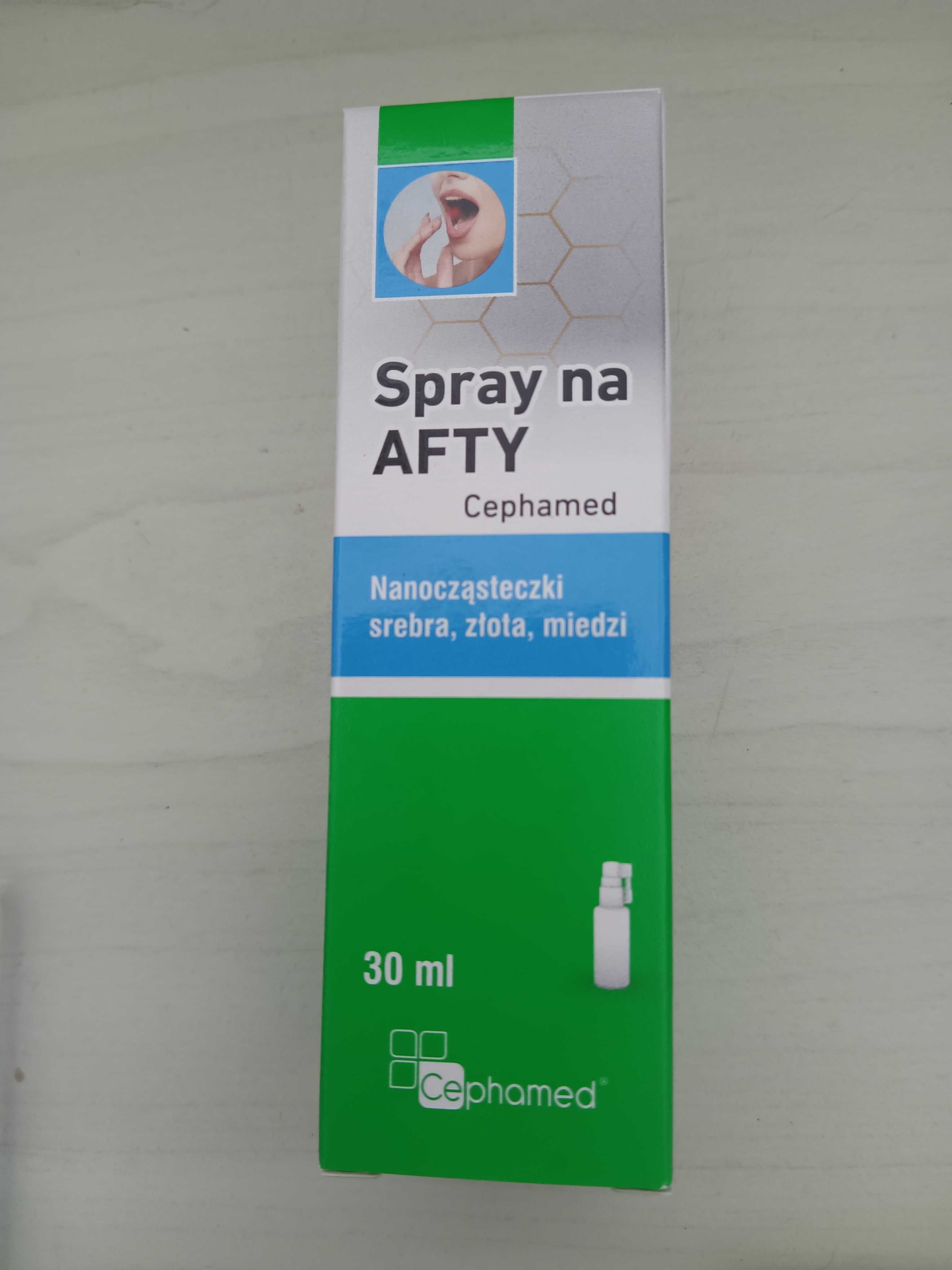 Spray na afty dolegliwości bólowe jamy ustnej