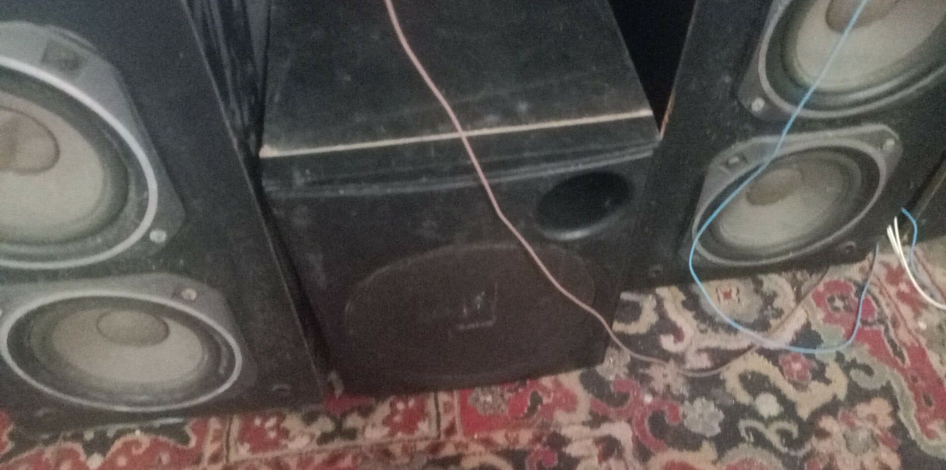 Sistema de som Samsung bluetooth com 2 subwoofer