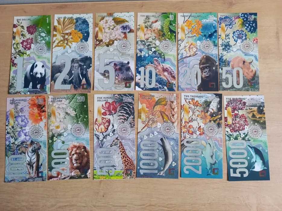 Zestawy banknotów kolekcjonerskich