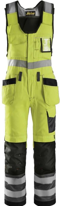 Snickers 0213 Spodnie ogrodniczki odblaskowe rozmiar 50