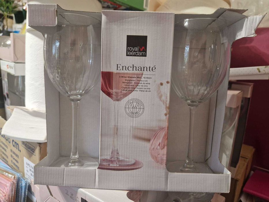 Elegancki Zestaw 3 kieliszków do wina 440ml Wine Glasses
