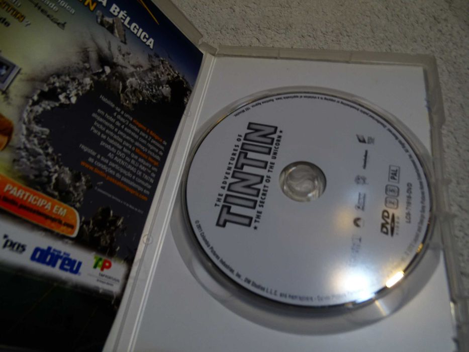 DVD-Tintin/O segredo do Licorne-Steven Spielberg