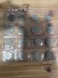 Conjunto moedas de colecionador antigas