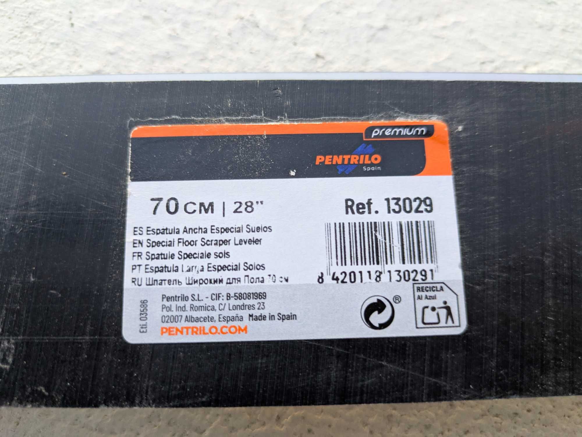 Rodo Pentrilo 70cm — Espátula Niveladora Especial Solos *usado 1x