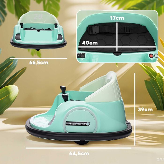 Elektryczny Jeździk dla Dzieci Samochód Zderzak POWYSTAWOWY JAK NOWY